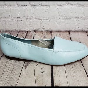 Enzo Angiolini Italian Baby Blue flats size 10W